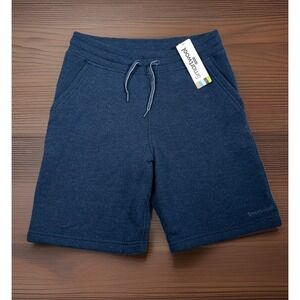 NWT-SmartWool Terry Shorts Men Small Dark Denim Merino Wool Odor Resistant  $95